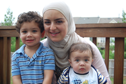 Nour El Zibdeh with Khaled and Zayd