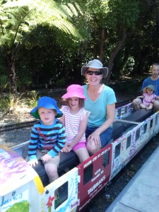 Kristen and her children