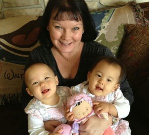 Darling Hannah (left) and Olivia (right) were key to Julie's paradigm shift to a more minimalist life!