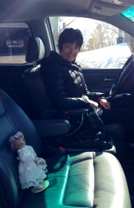 The Princess Diana flower girl doll has been driving around in the car with me for weeks. How silly! This week she heads to Goodwill. Lately I am craving, really craving more space than more stuff. How about you?