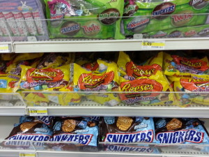 Satisfy your sweet tooth and eat less if you eat wrapped candy over unwrapped candy