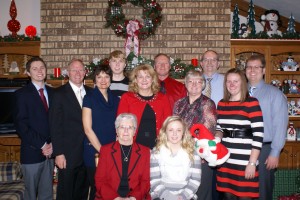 2013, thirty years later our last Bork Christmas with sweet Dave. The Santa represented Danielle who was with Dave’s family.