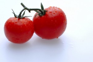 The bonus? I am serving tomatoes (a fruit not a vegetable) which are low in cals, and a great source of lycopene which researchers have linked to a lower risk of heart disease and cancer ( including prostrate, breast and colon cancer).(I think more about Gary’s prostrate than he thinks about it!) 