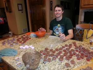 This year Danielle and Brett helped me on their special birthday weekend. Is there anything better than family time in the kitchen cooking up love? Not in my book.