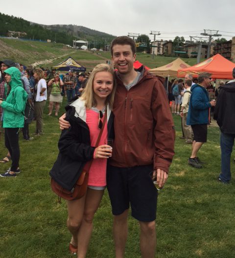 kristina and clark at snowmass